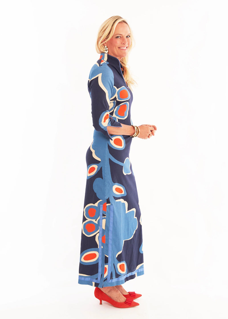 Rollins Dress in Serendipity Ocean Fog
