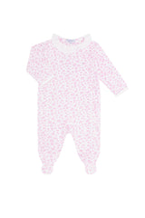 Nellapima Pink Cheetah Print Crossover Footie