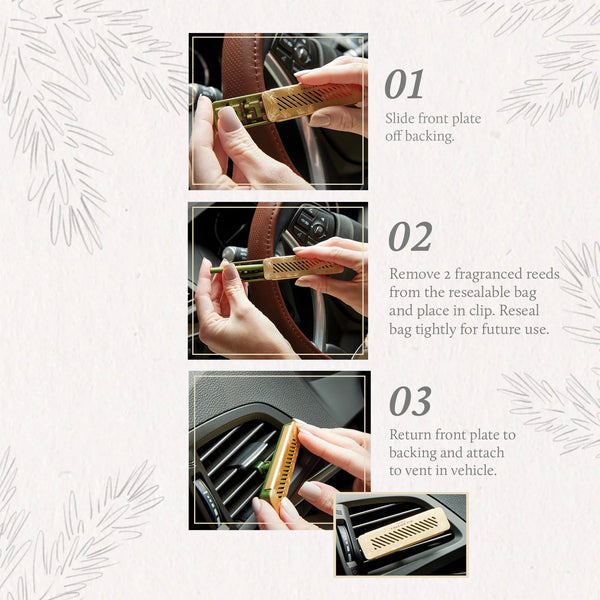 Thymes Frasier Fir Car Diffuser Refill