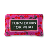 Furbish "Turn Down" Needlepoint Pillow