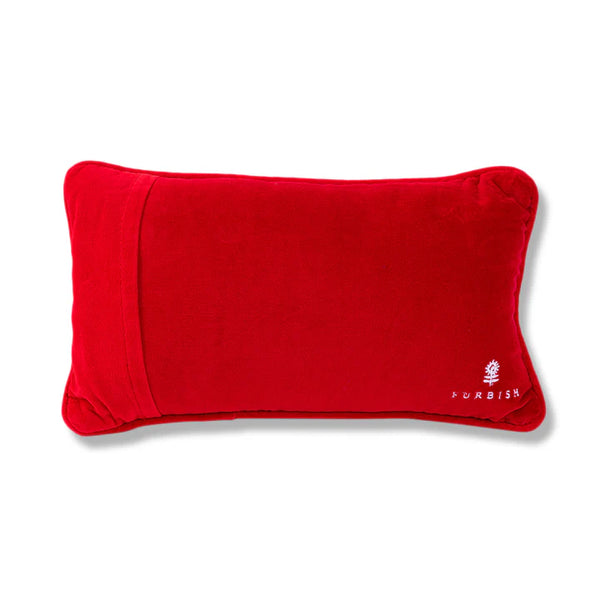 Furbish "Turn Down" Needlepoint Pillow