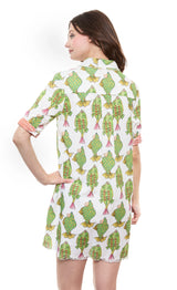 Dizzy Lizzie Chatham Dress in Fishes Print
