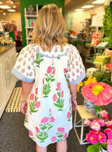 Cream Mix Dress