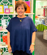 Catalina Short Sleeve Ruffle Sweater