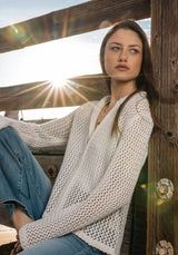 Whitney Pointelle Sweater