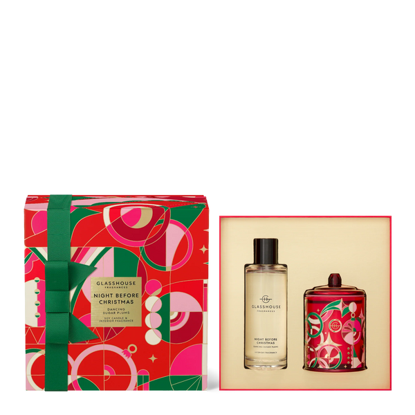 Glasshouse Fragrances Night Before Christmas Gift Set - Candle and Fragrance