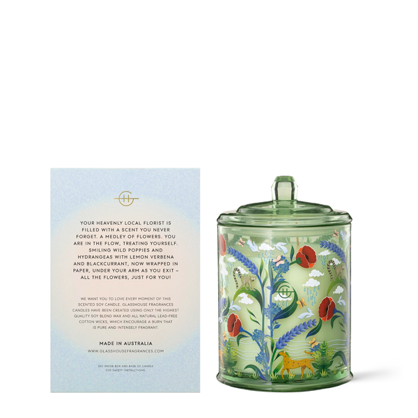 Glasshouse Fragrances Flower Therapy 13.4oz Candle