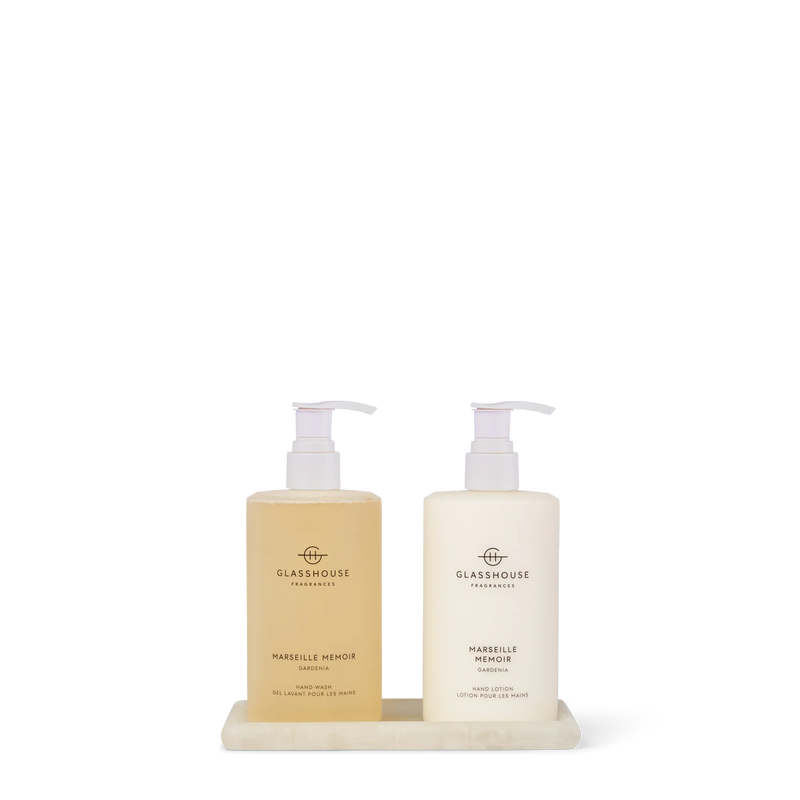 Glasshouse Hand Lotion and Hand Wash Set in Marseille Memoir