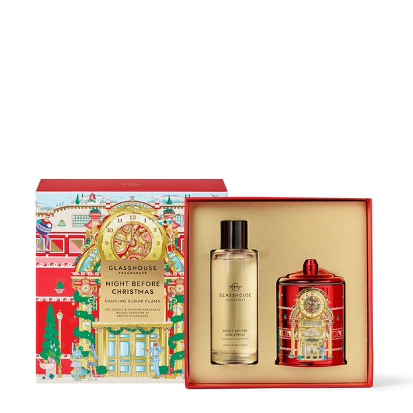 Glasshouse Fragrances Night Before Christmas Gift Set - Candle and Fragrance