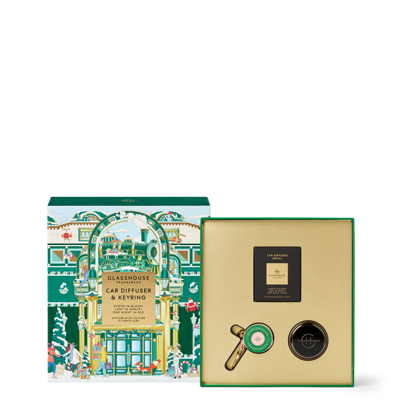 Glasshouse Fragrances Car Diffuser Set