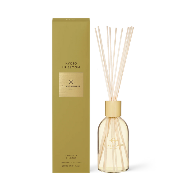 Glasshouse Fragrances 8.4 fl oz Diffuser in Kyoto in Bloom