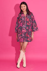 Alden Adair Dakota Dress in Zebra Lounge
