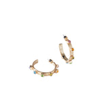 Smith & Co. Gold Metal Hoops (Multiple Color Options)