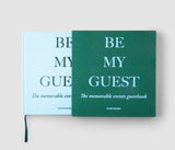 Guest Book in Green & Blue