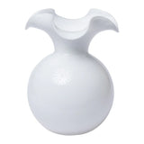 Vietri Hibiscus Glass Medium Fluted Vase (Multiple Color Choices)