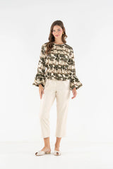 Emily McCarthy Harper Top in Umbrella Pine