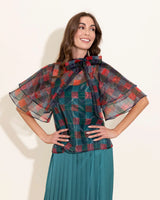 Alden Adair Heddy Top in Holiday Plaid