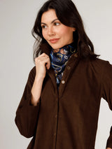Holly Shae Adele Dress in Brown Cord