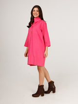 Arden Dress in Hot Pink