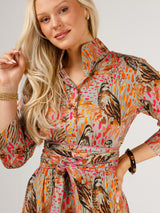 Grace Dress in Wildwood Wing