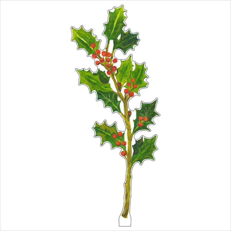 Acrylic Holly Greenery (Two Size Options)