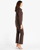 Jude Connally Hudson Faux Suede Jacket in Espresso