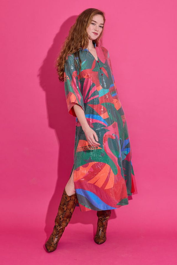 Alden Adair Jerry Dress in Tropical Jingle