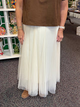 Nettie Skirt in Cream