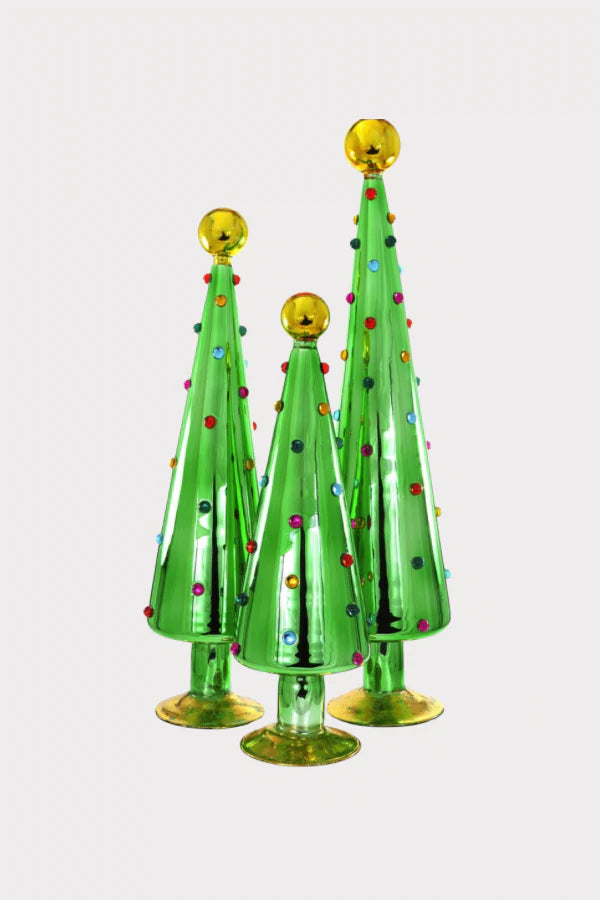Decorated Dotted Tree in Green (Three Size Options)