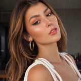 Sheila Fajl Small Everybody's Favorite Hoops in Shiny Gold Plated