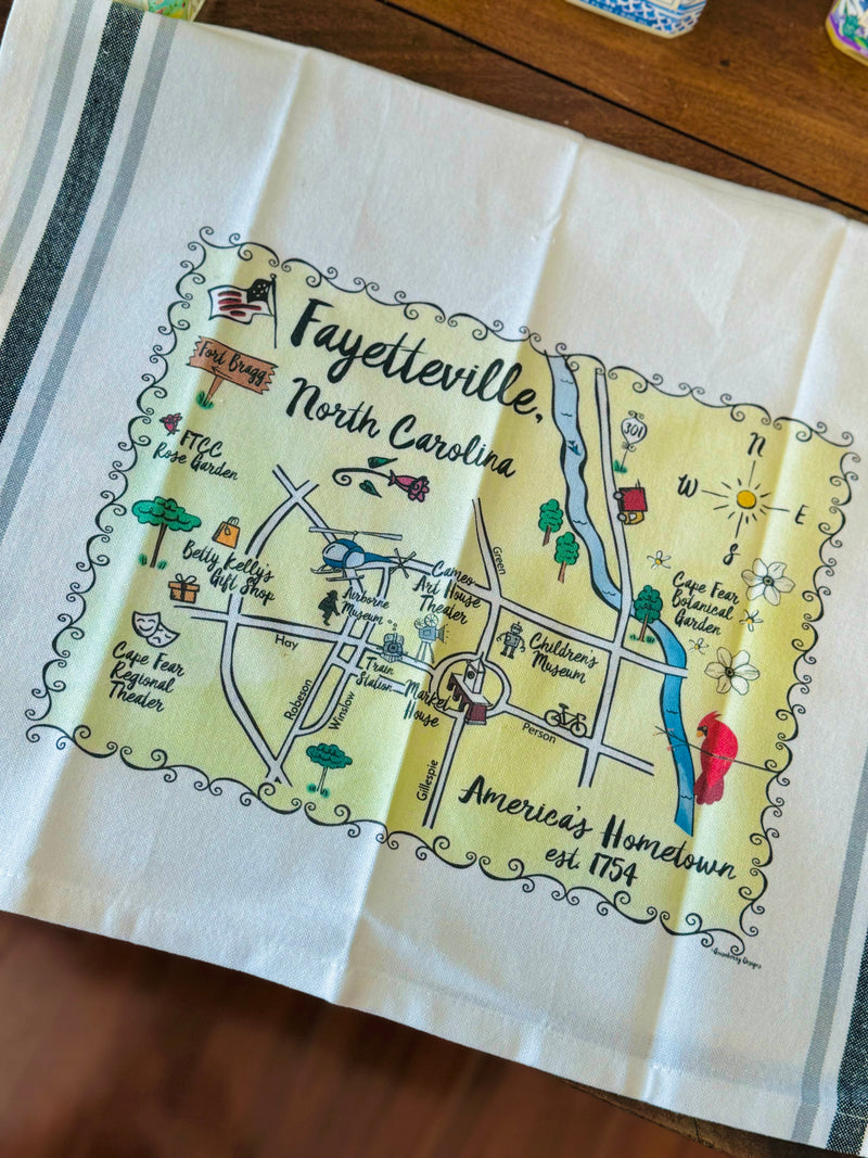 Fayetteville Tea Towel