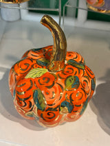 Mary Rose Young Small Orange/Red Pumpkin