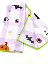 Halloween Icons Microfiber Tea Towel