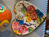 Mary Rose Young Rose Studded Heart Soap Dish