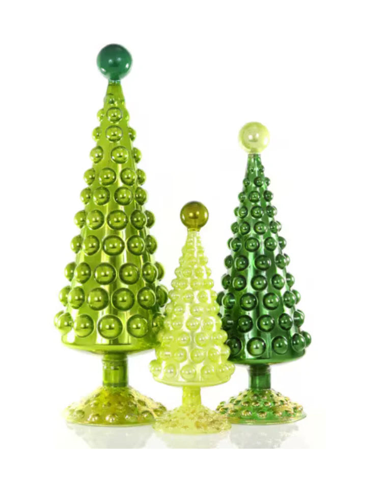 Hobnail Tree in Green (Three Size Options)