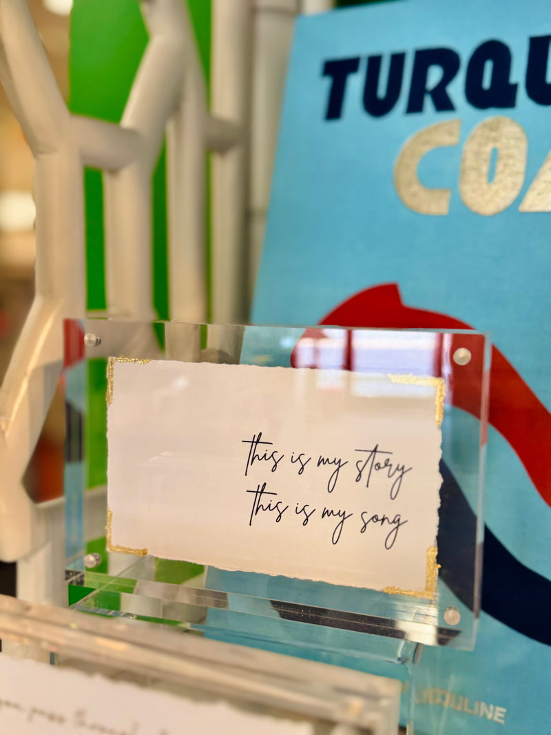 Acrylic Scripture Block (Multiple Style Options)