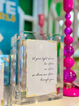 Acrylic Scripture Block (Multiple Style Options)