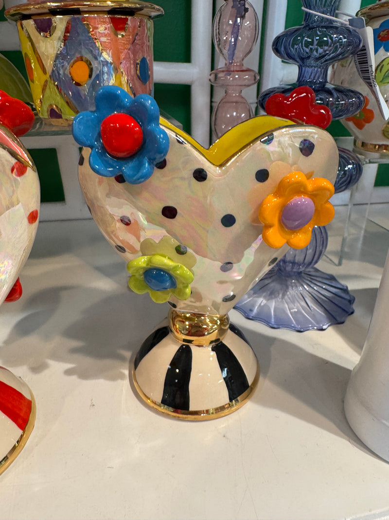 Mary Rose Young Baby Heart Vase
