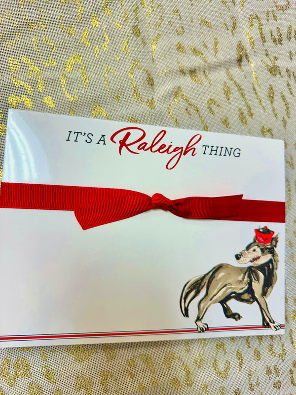 Rosanne Beck "It's a Raleigh Thing" Wolf Slab Pad