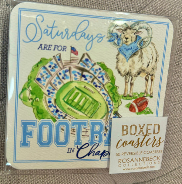 Handpainted Football Square Coaster (Multiple Style Options!)