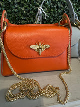 Genuine Italian Leather Bumblebee Mini Bag (Multiple Color Options)
