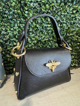 Genuine Italian Leather Bumblebee Mini Bag (Multiple Color Options)