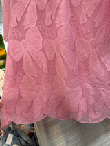Pink Bow Lace High Neck Tunic