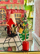 Plant Care Santa Figurine