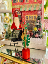 Plant Care Santa Figurine