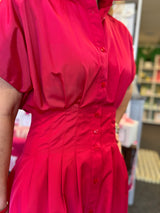 Alden Adair Becca Dress in Poppy Pink