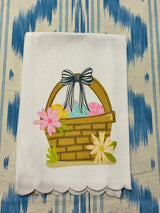 Scalloped Tea Towel (Multiple Style Options)