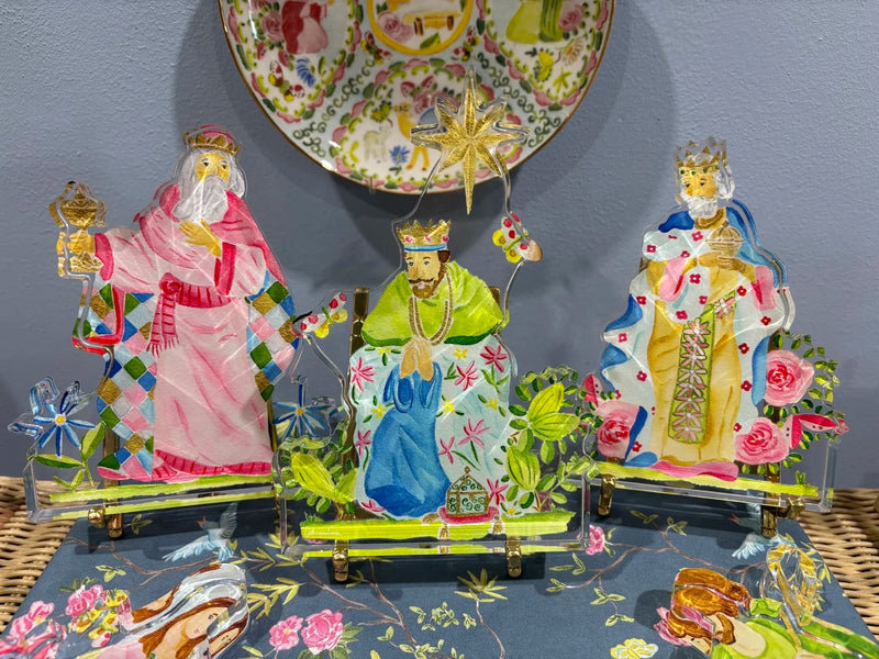 Acrylic Nativity Set - Wise Men