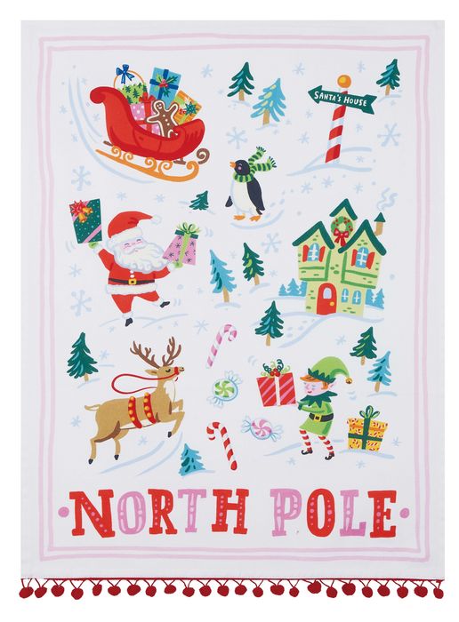 North Pole Kitchen Towel