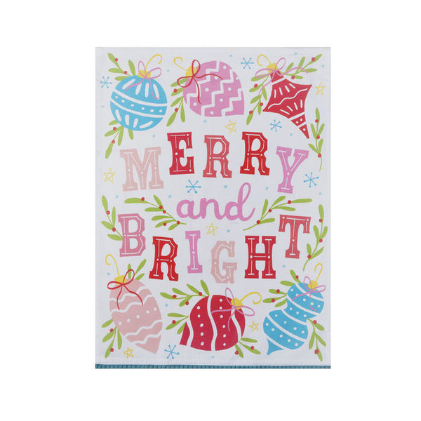 Merry and Bright Kitchen Tea Towel